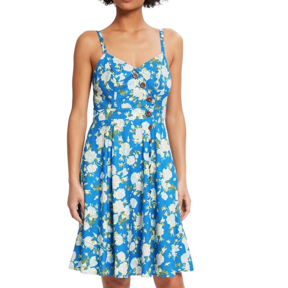ModCloth Floral Sundress